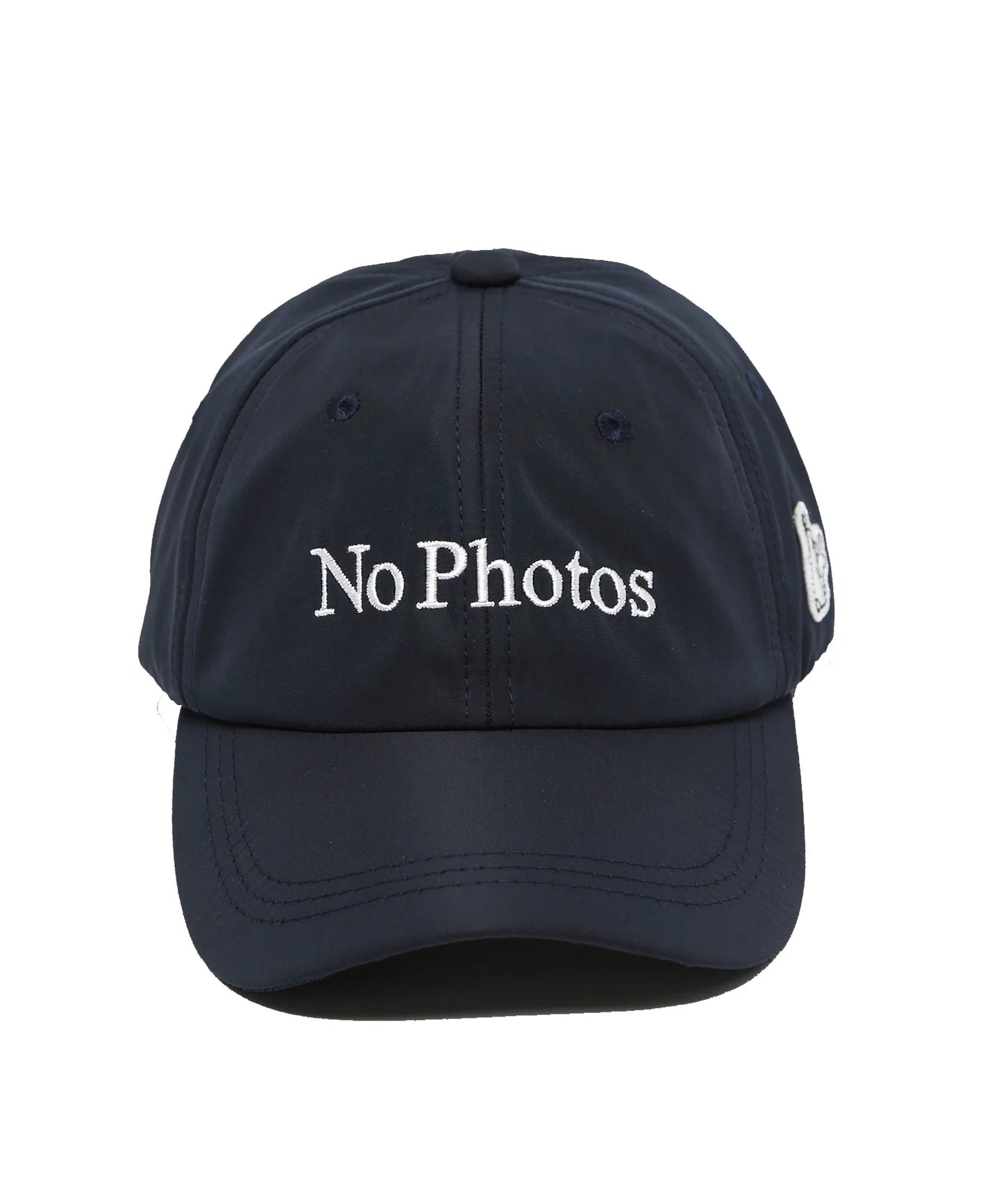 No Photos Embroidery Six Panel Cap[FRA382]