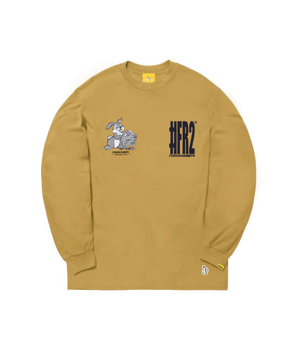 Rabbit with Shopping Cart Long-sleeve T-shirt[FRC4117]