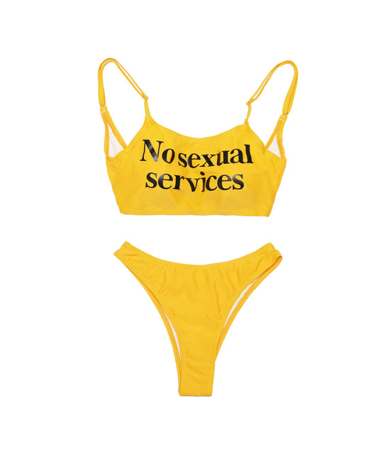 No Sexual Services Bikini