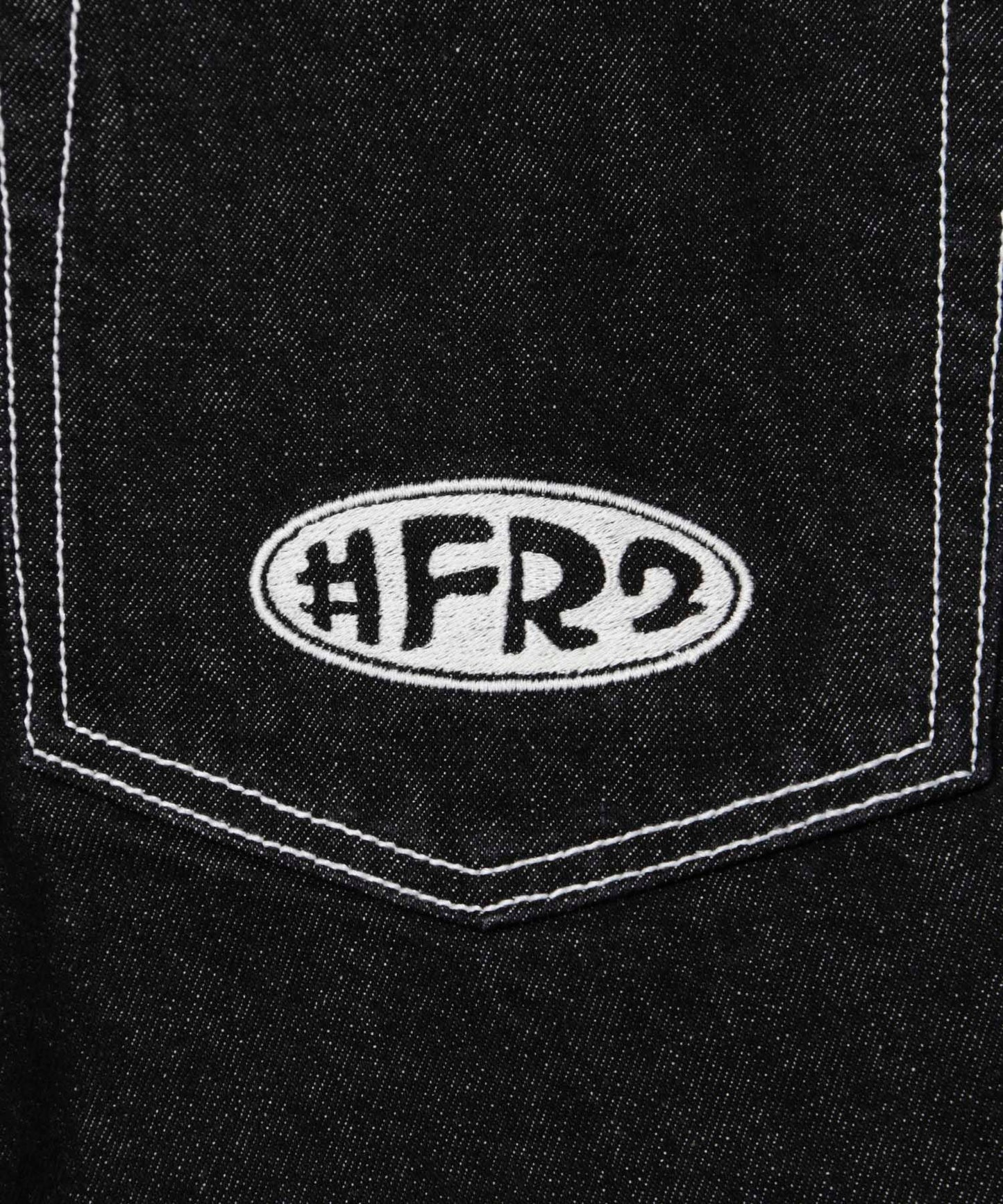 #FR2 Logo Wide Denim Pants