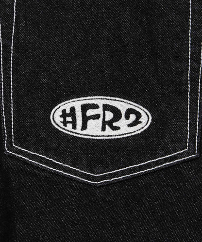 #FR2 Logo Wide Denim Pants