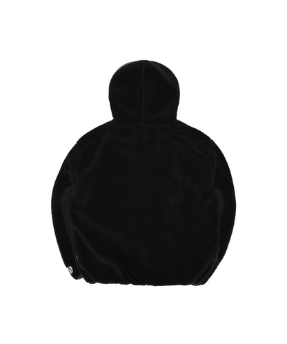 Boa Fleece Reversible Half Zip Blouson Hoodie