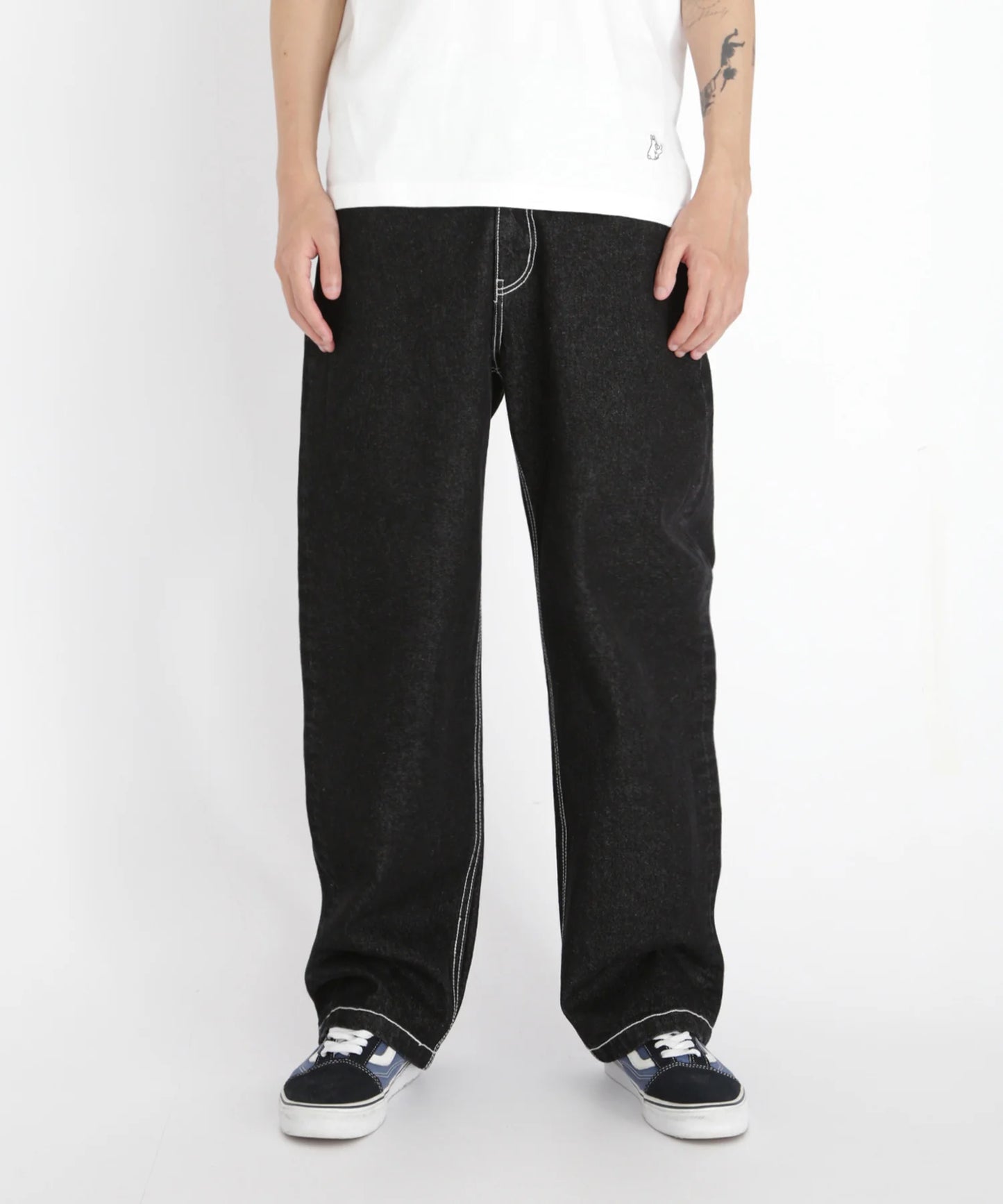 #FR2 Logo Wide Denim Pants