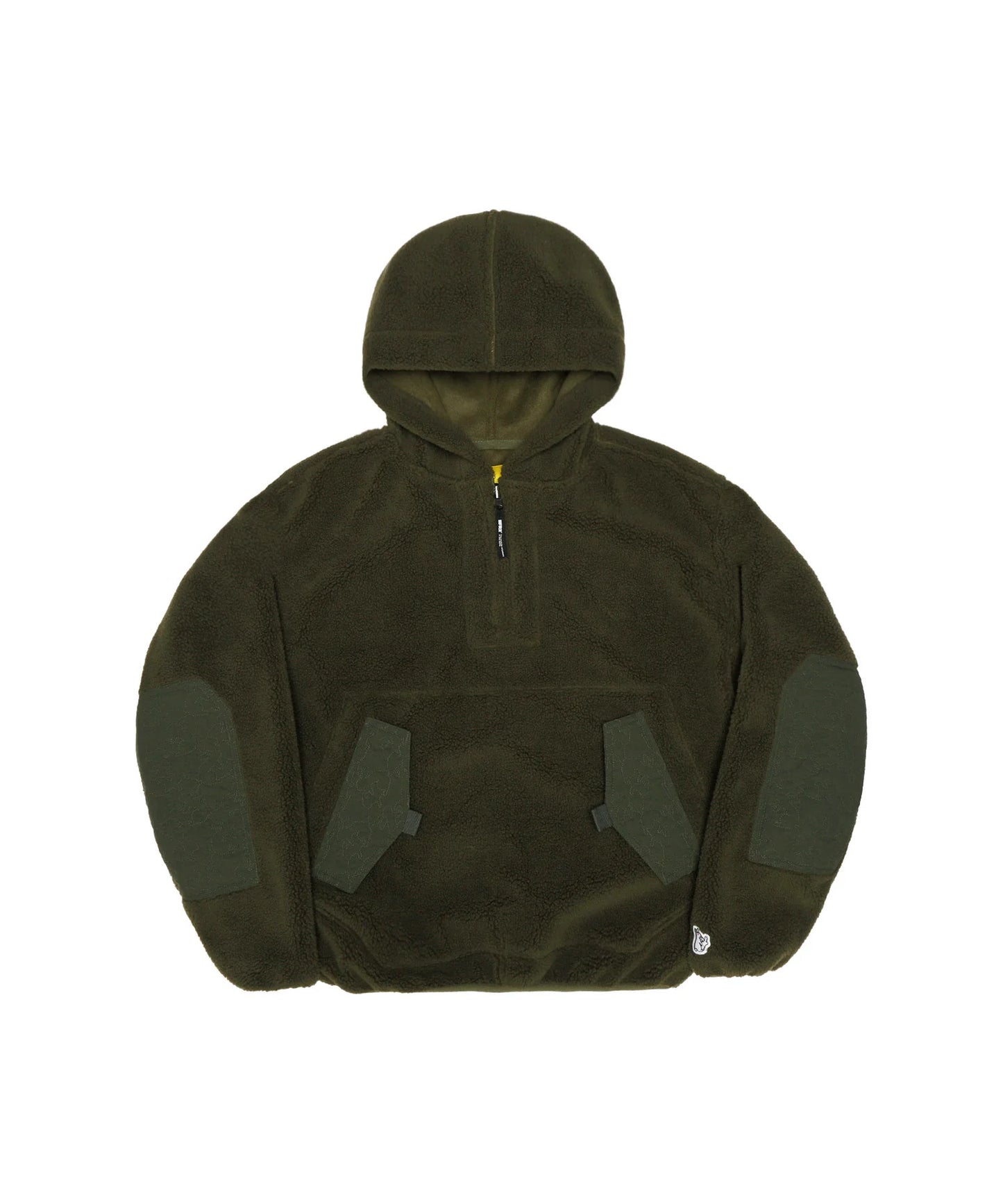 Boa Fleece Reversible Half Zip Blouson Hoodie
