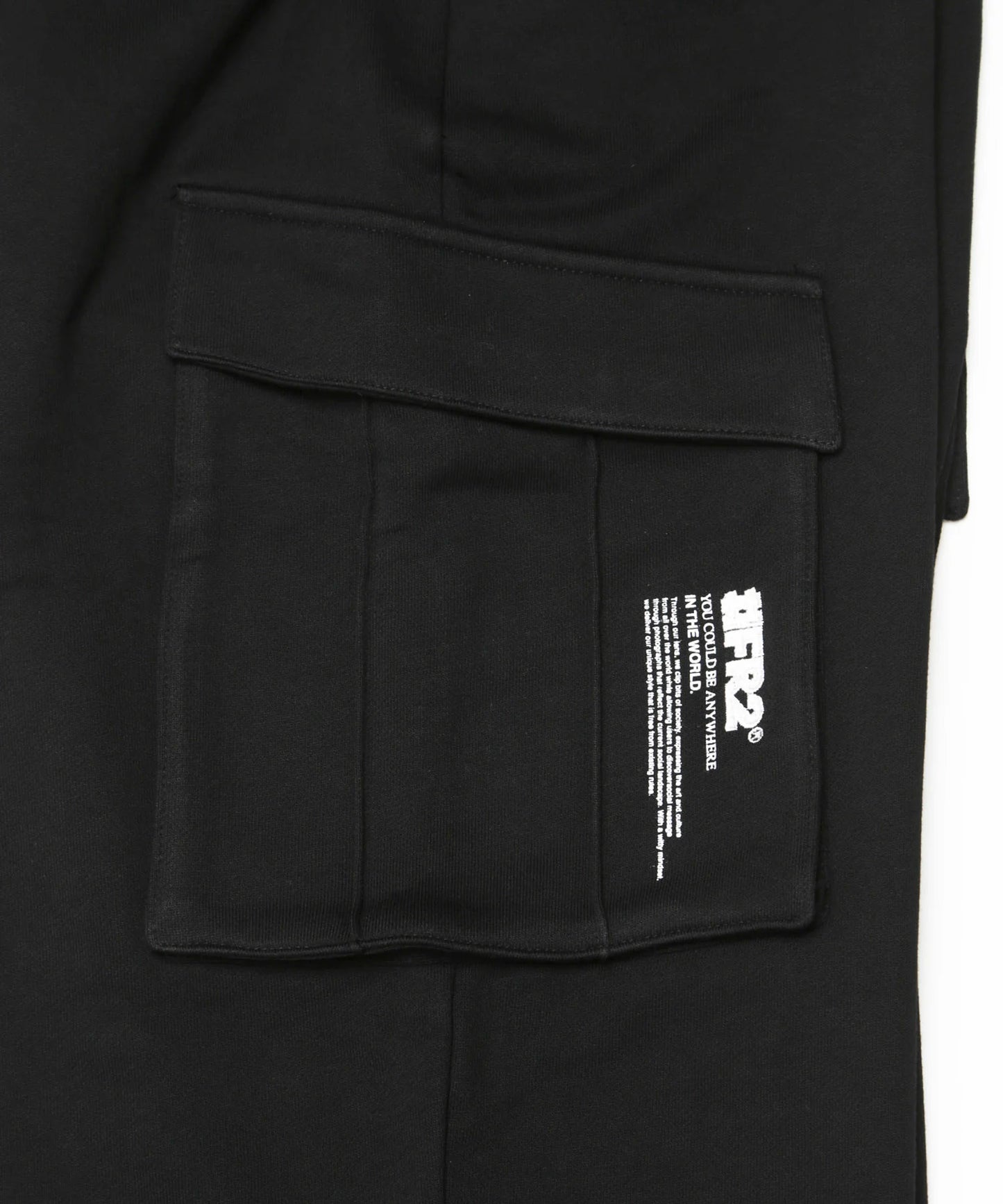 Wide Sweat Cargo Pants