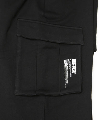 Wide Sweat Cargo Pants
