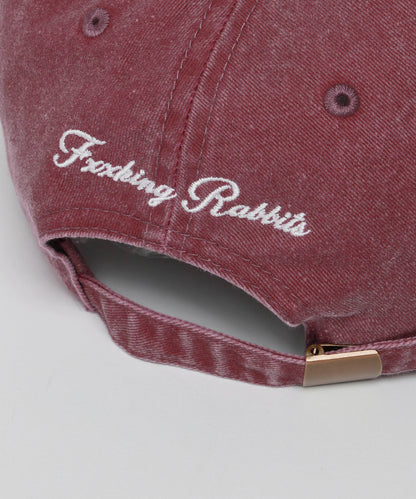 F Logo Garment Dye Cap