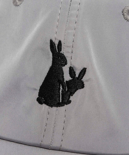 FXXKING RABBITS Logo Icon Embroidery Six Panel Cap[FRA383]