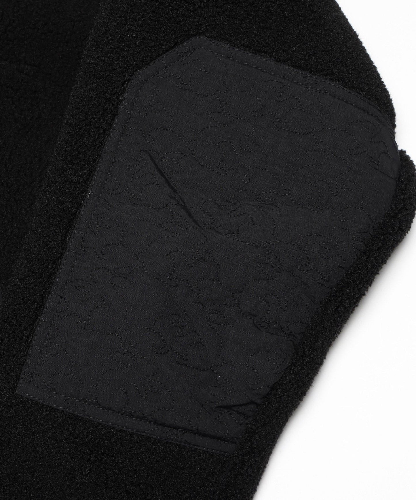 Boa Fleece Reversible Half Zip Blouson Hoodie