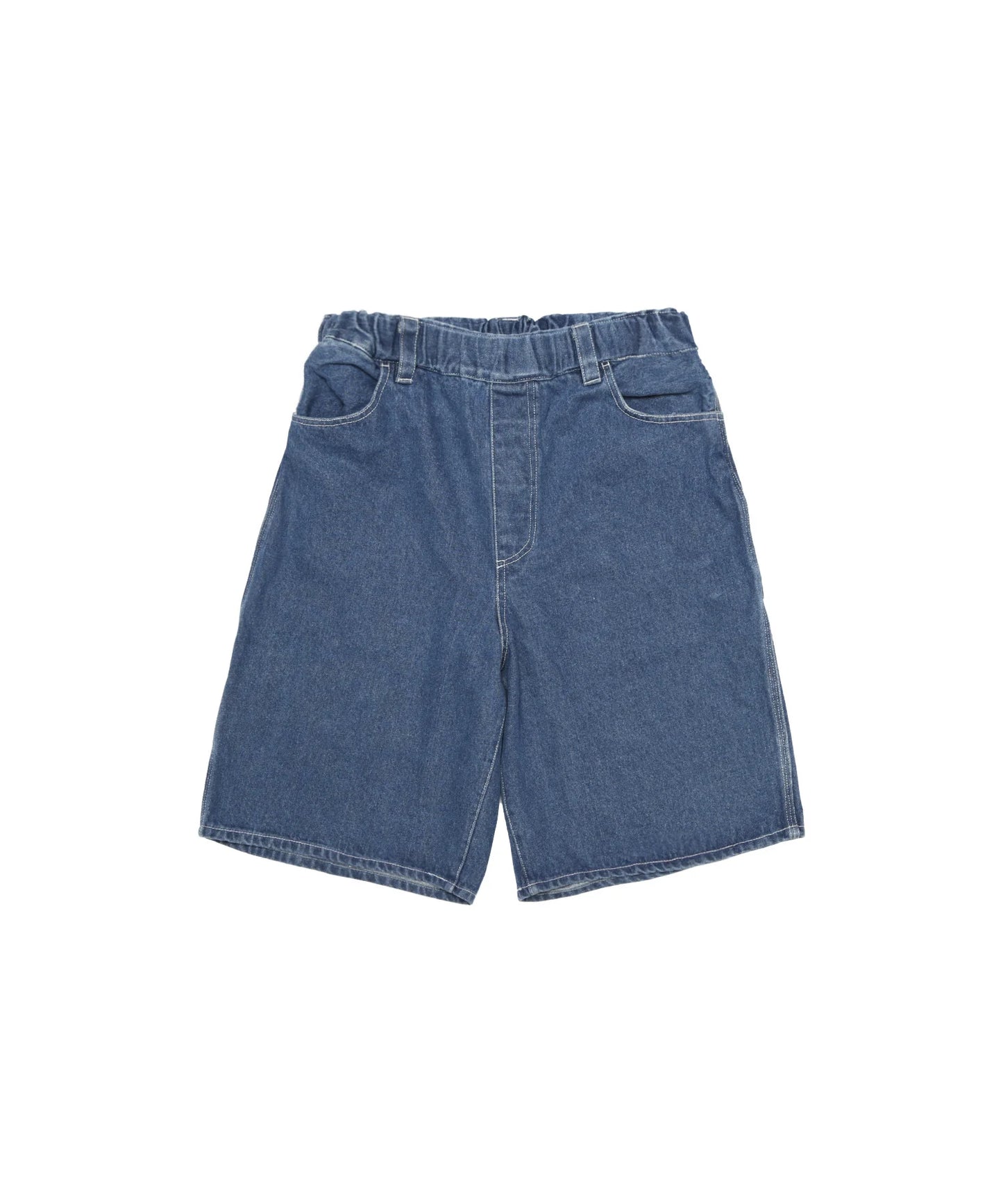 Back Pocket Icon Out Denim Short Pants