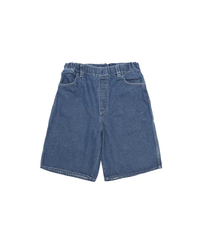 Back Pocket Icon Out Denim Short Pants