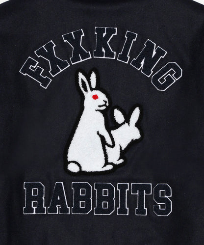 Rabbits Emblem Varsity Jacket