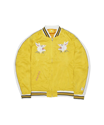 Rabbits Dragon Embroidery Reversible Souvenir Jacket
