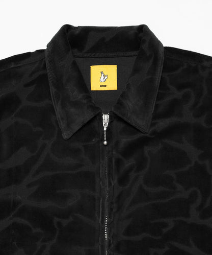 Pile Jacquard Rabbits Camo Short Sleeve Shirt