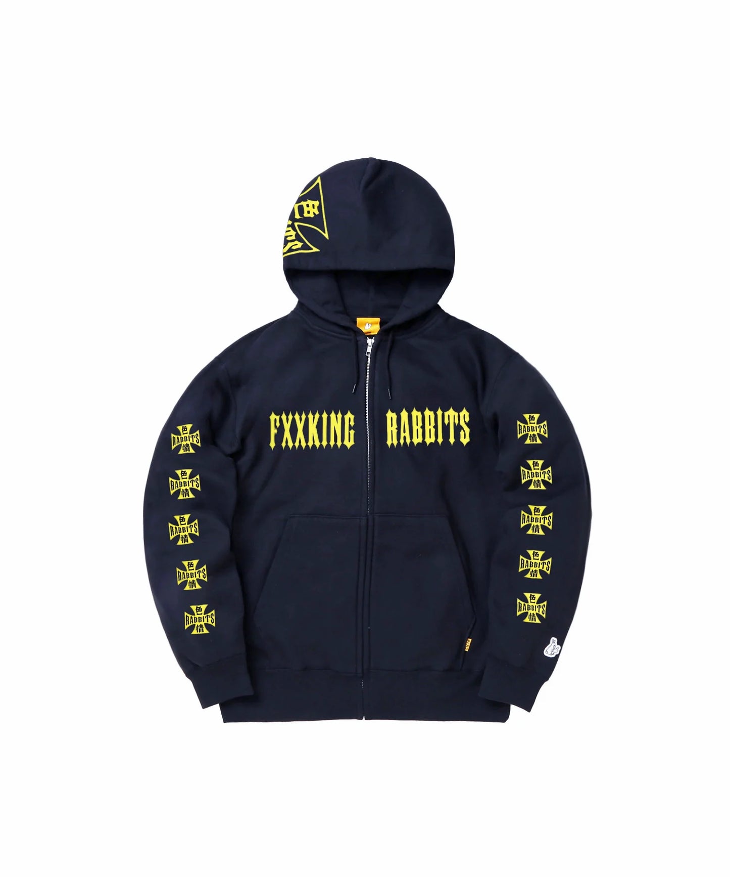 色情RABBITS Zip-up Hoodie