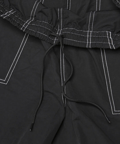 Color Stitch Short Pants