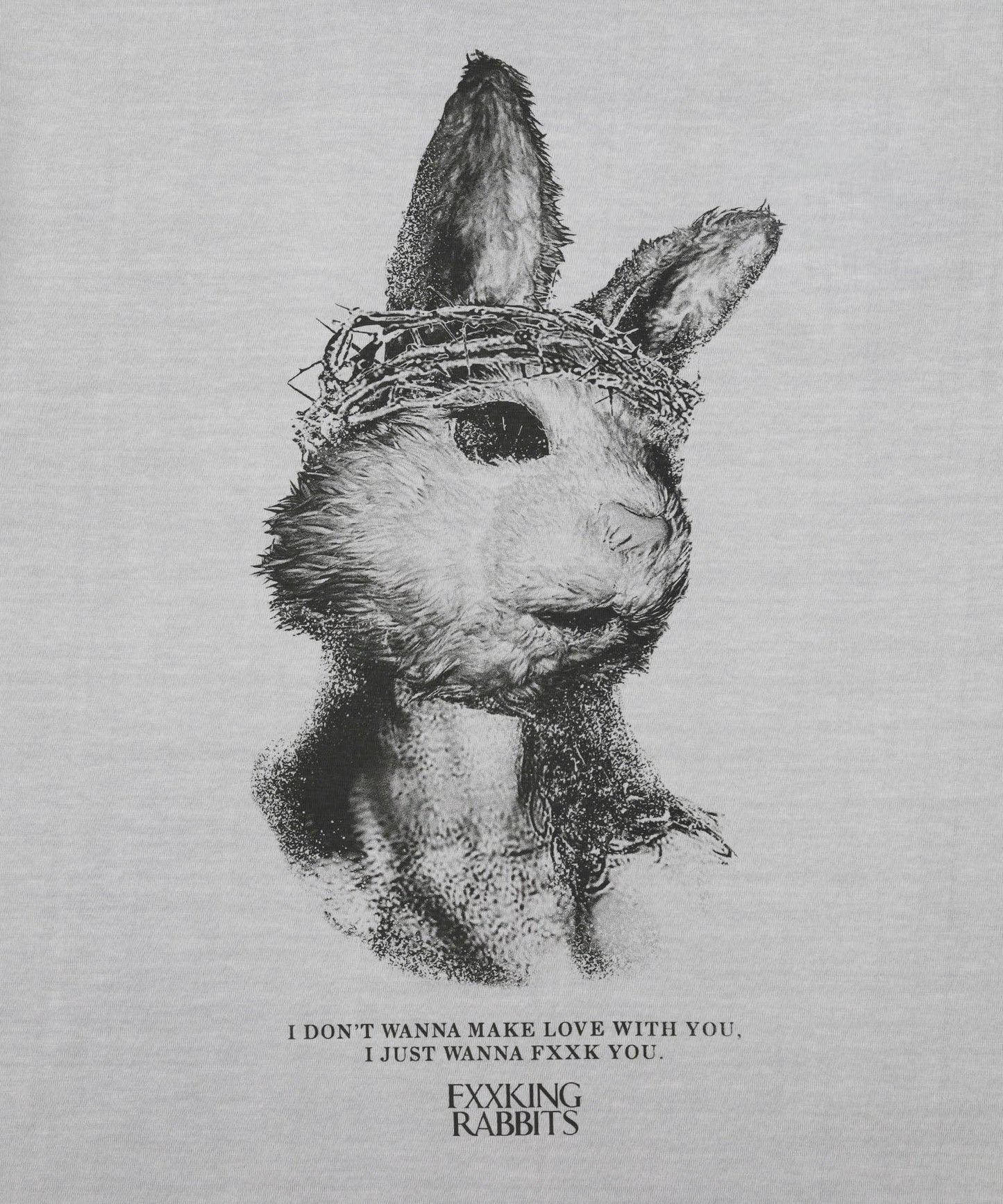 Rabbit Jesus Garment Dye T-shirt