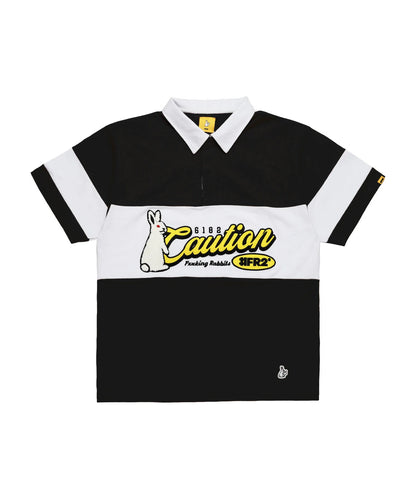 Caution Rabbit Classic Rugby Shirt