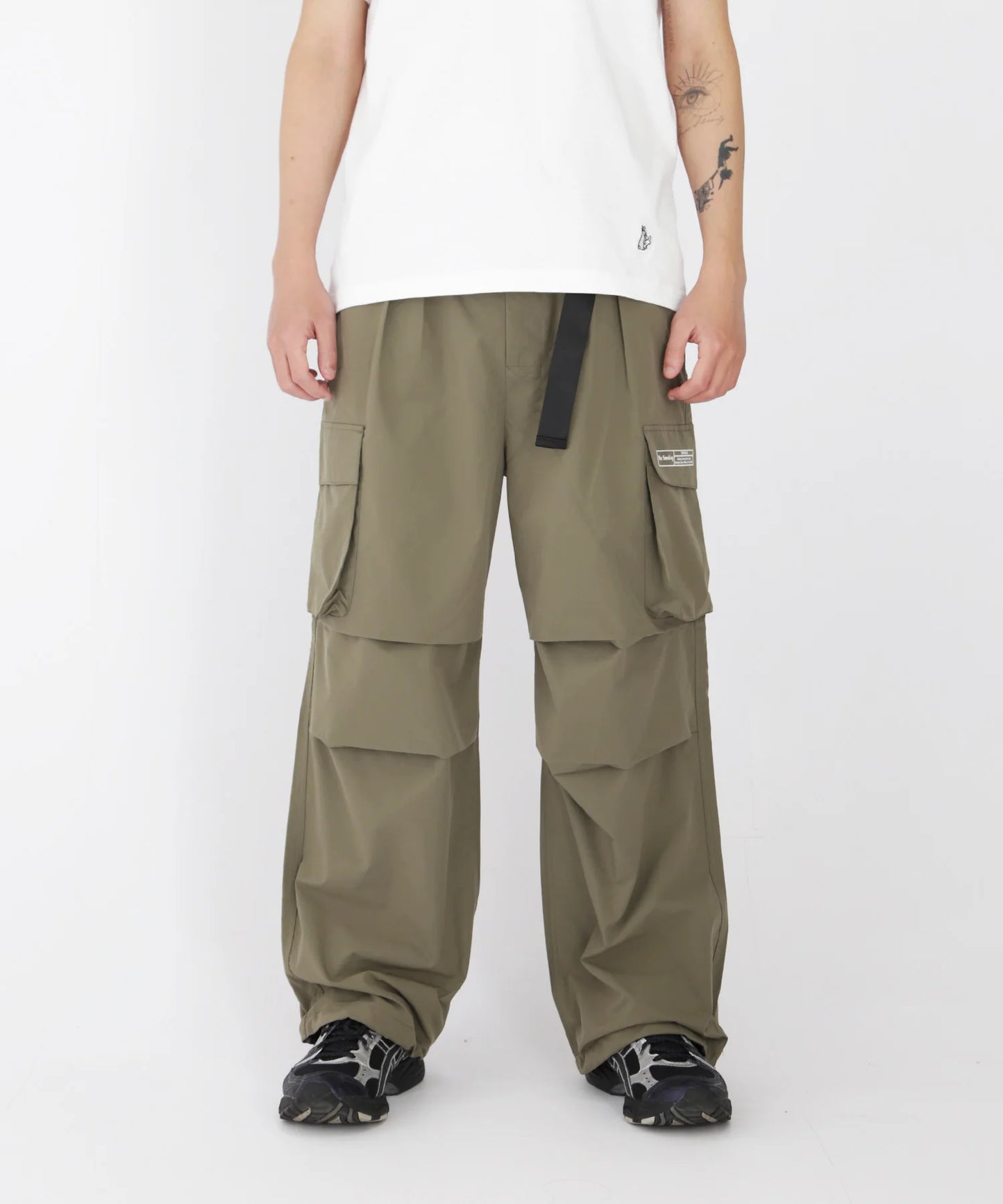 Micro Ripstop Wide Cargo Pants