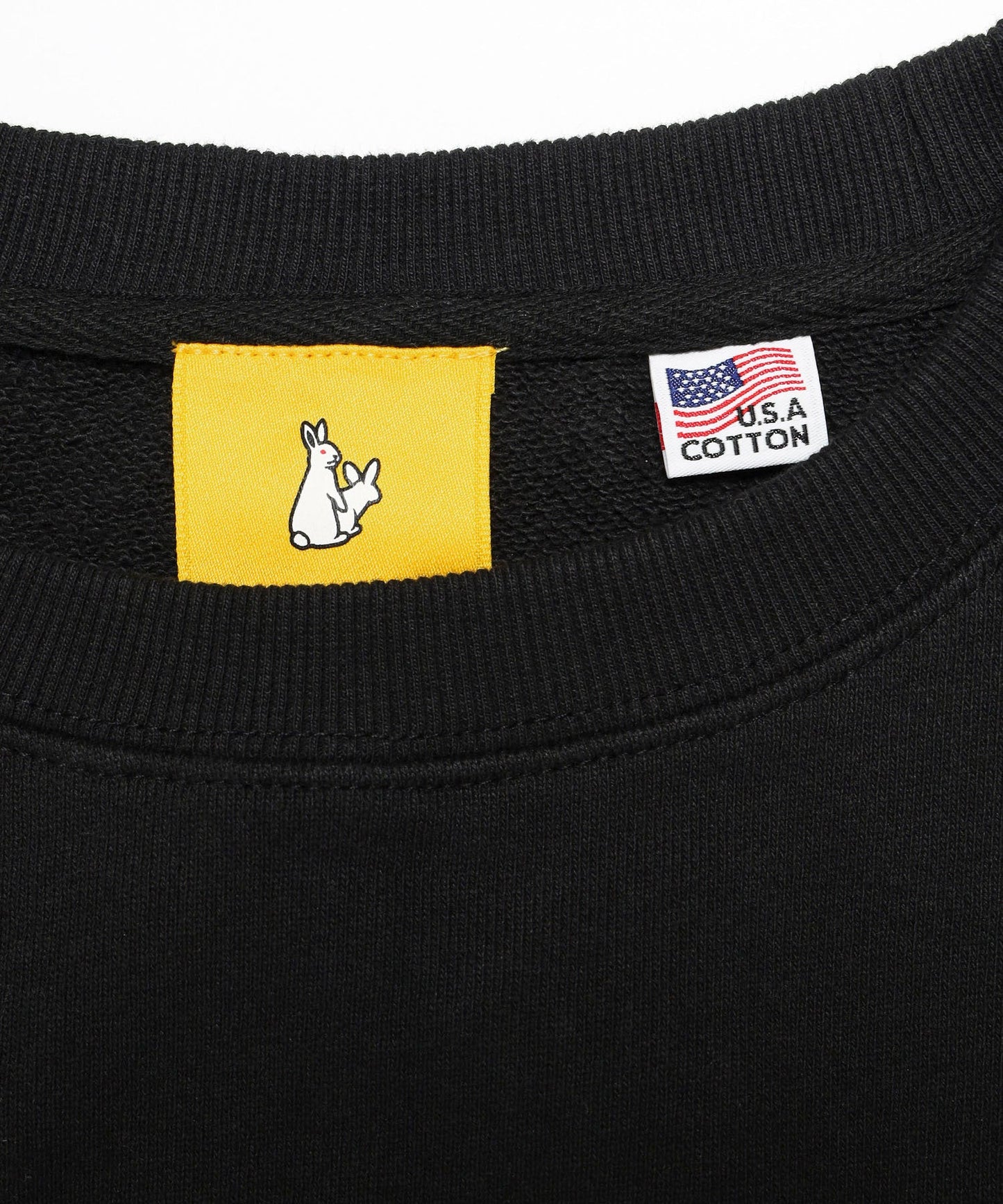 USA Cotton Small Box Logo Embroidery Sweatshirt