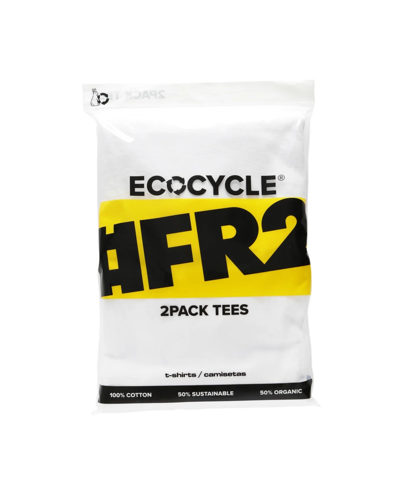 #FR2 ECOCYCLE Plain T-shirt 2-Pack
