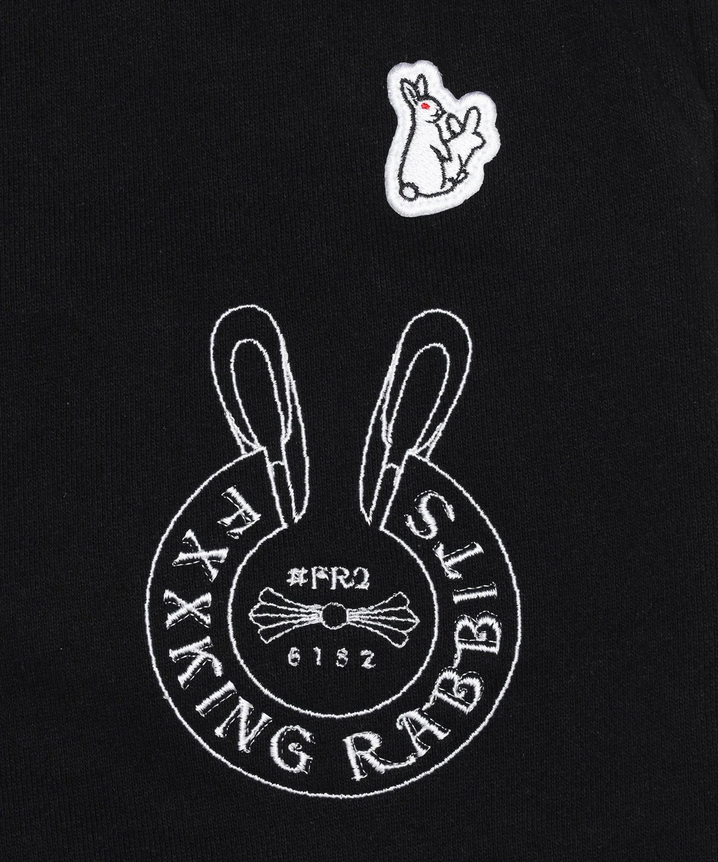 Embroidery Logo within Face Outline Sweat Pants
