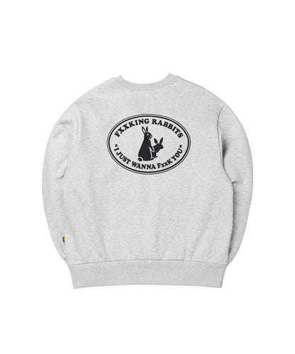 Rabbits Oval Logo Sweatshirt