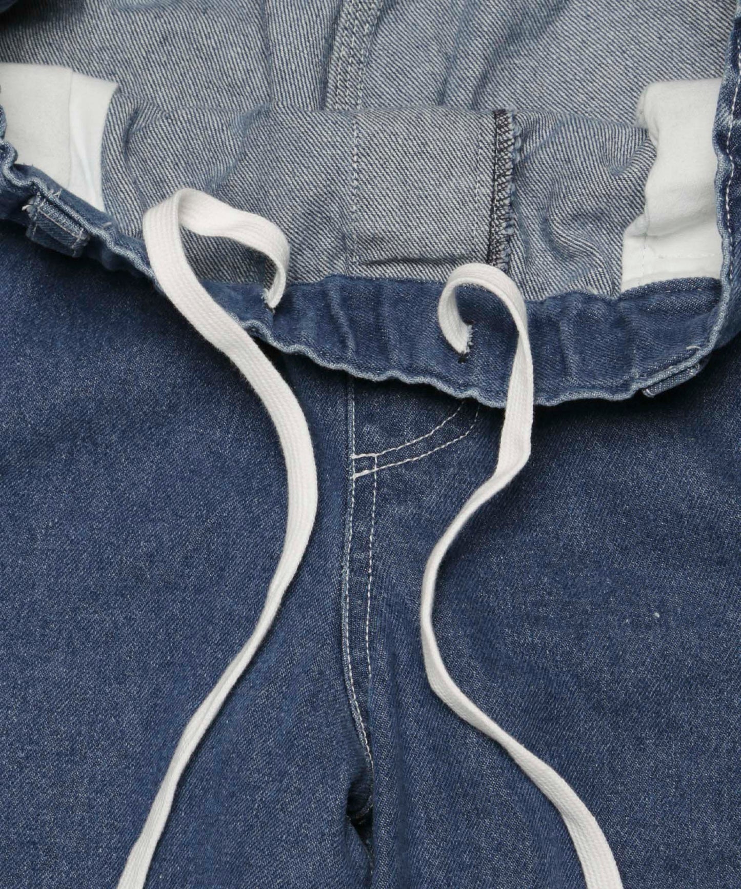 Back Pocket Icon Out Denim Short Pants
