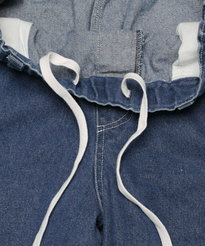 Back Pocket Icon Out Denim Short Pants