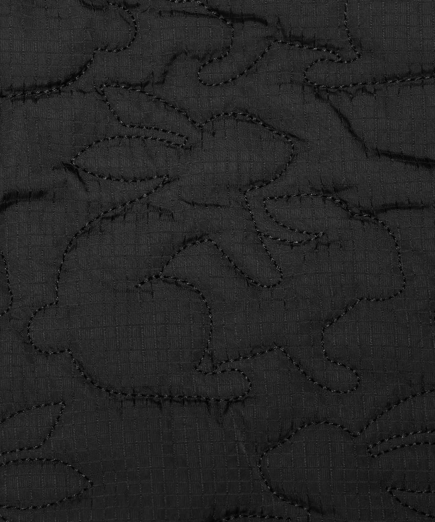 Nylon Rabbits Quilting 2Way Bomber Jacket