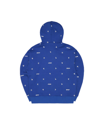 Full Pattern Icon Logo Zip‐up Hoodie