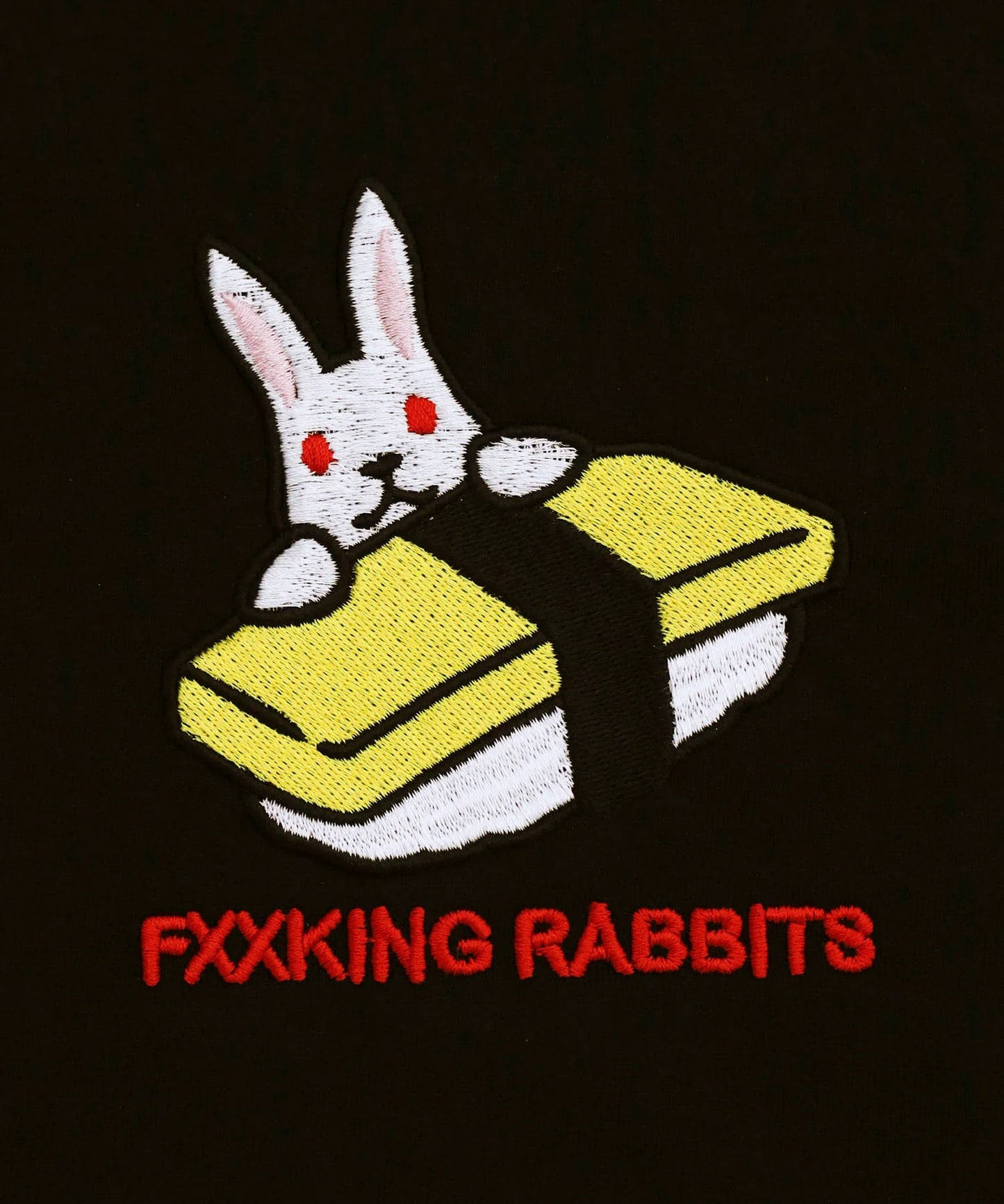 Embroidery Egg Sushi Rabbit T-shirt