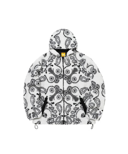 Paisley Fleece Hoodie