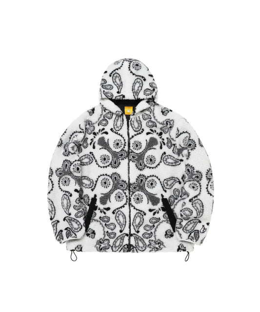 Paisley Fleece Hoodie