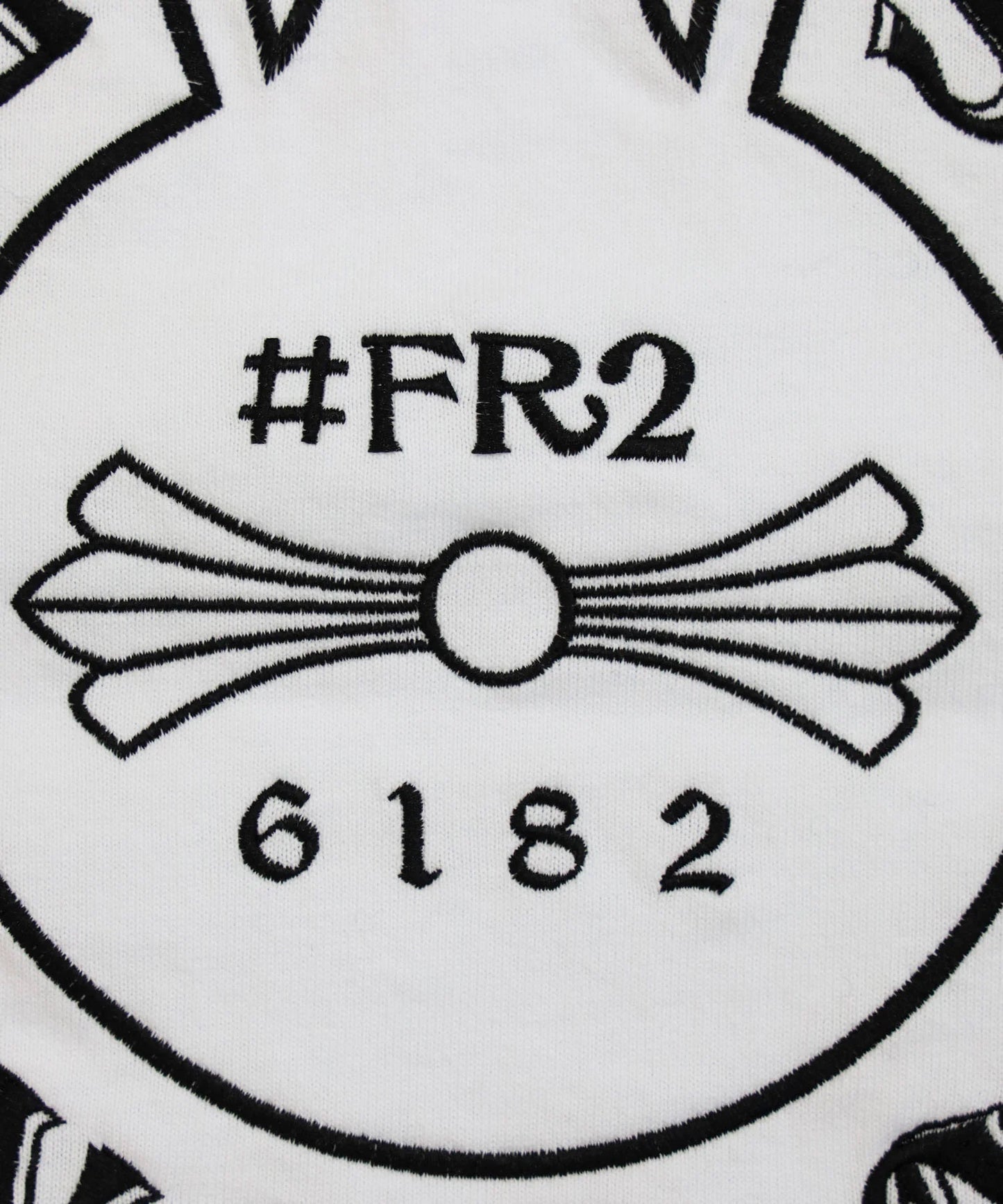 Embroidery Logo within Face Outline T-shirt