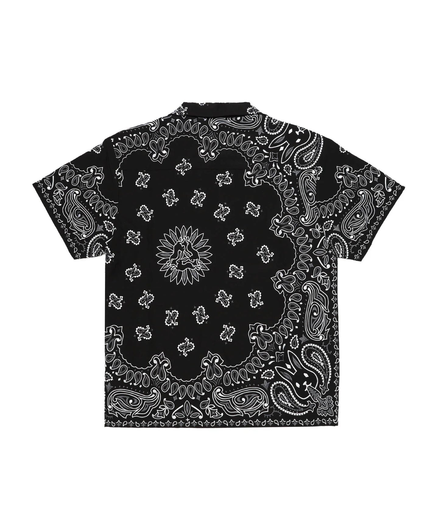 Embroidery Paisley Pattern Short-sleeve Shirt