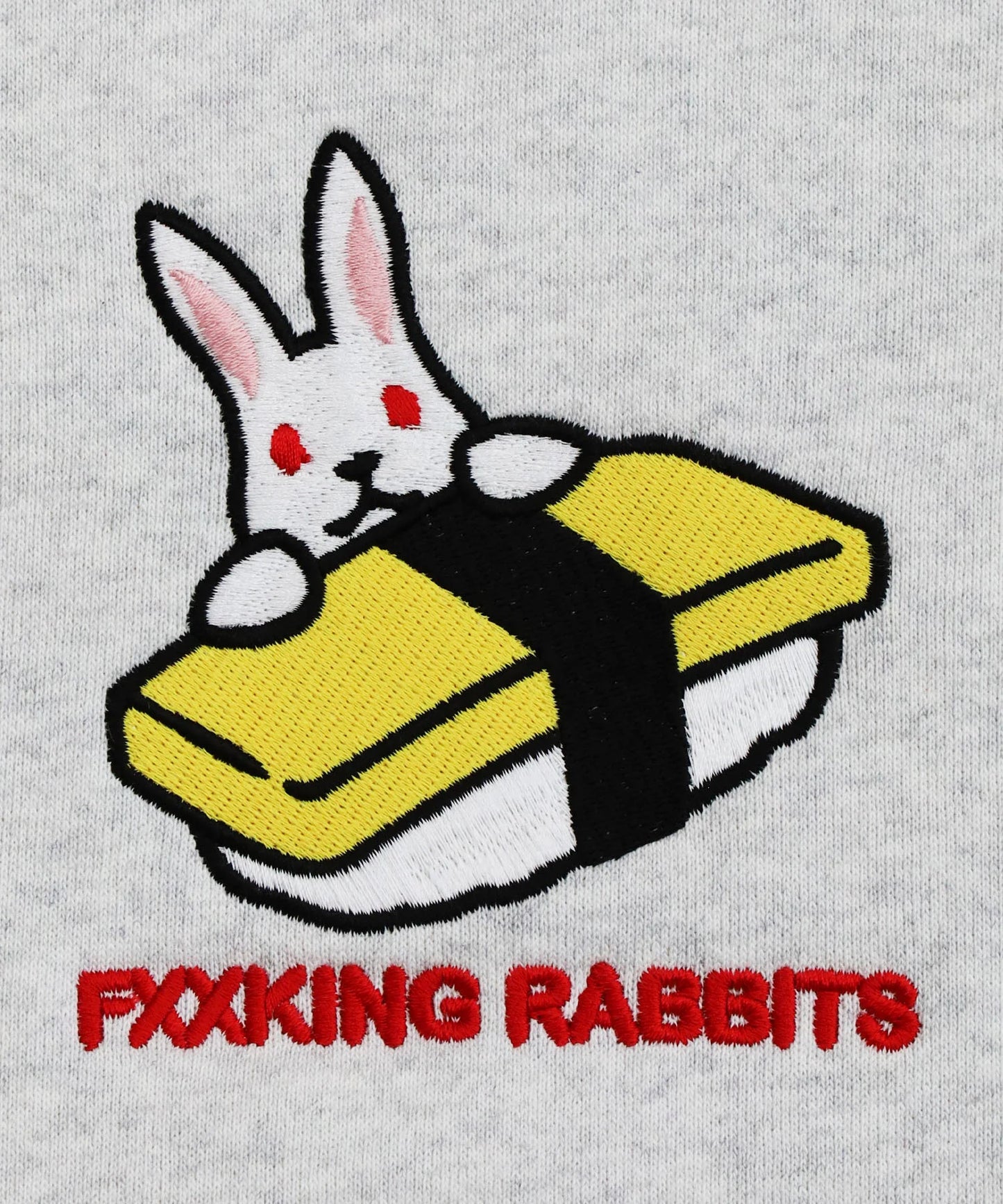 Embroidery Egg Sushi Rabbit Sweatshirt