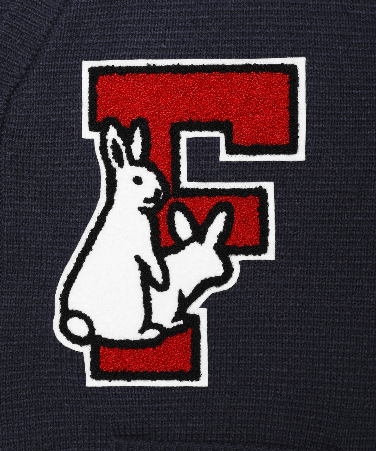 F Logo Lettered Cardigan