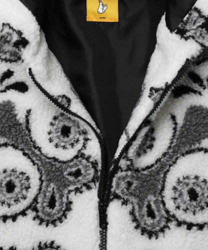 Paisley Fleece Hoodie